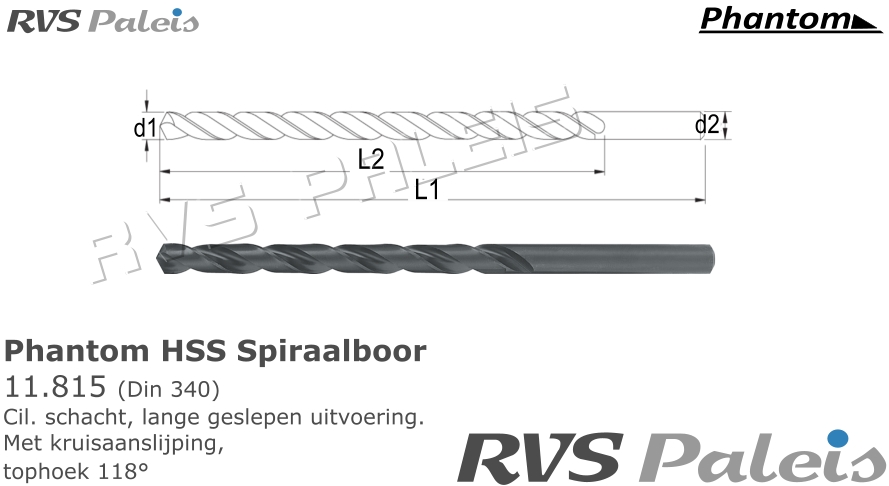 RVS  Lang 13mm
