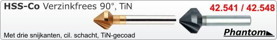 RVS  Verzinken Frees Hssco, Tin
