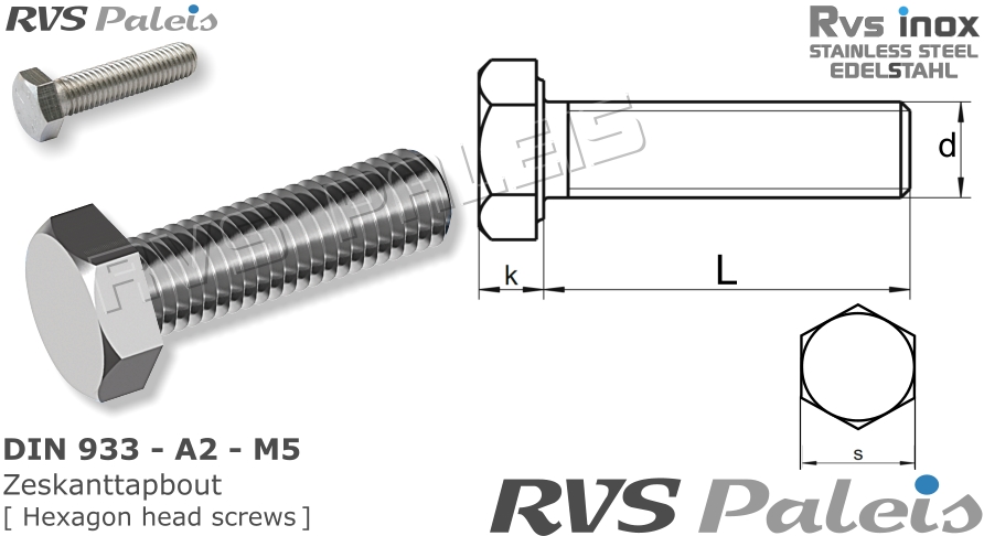 RVS Bout Din 933 - A2