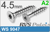 RVS Schroef Ws 9047 Ws 9047 - A2 4,5