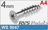 RVS Schroef Ws 9047 Ws 9047 - A4 4