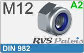 RVS  Borgmoeren Din 982 M12