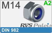 RVS  Borgmoeren Din 982 M14
