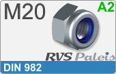 RVS  Borgmoeren Din 982 M20