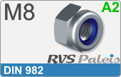 RVS  Borgmoeren Din 982 M8