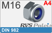 RVS  Borgmoeren Din 982 M16
