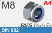 RVS  Borgmoeren Din 982 M8