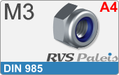 RVS  Borgmoeren Din 985 M3