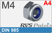 RVS  Borgmoeren Din 985 M4