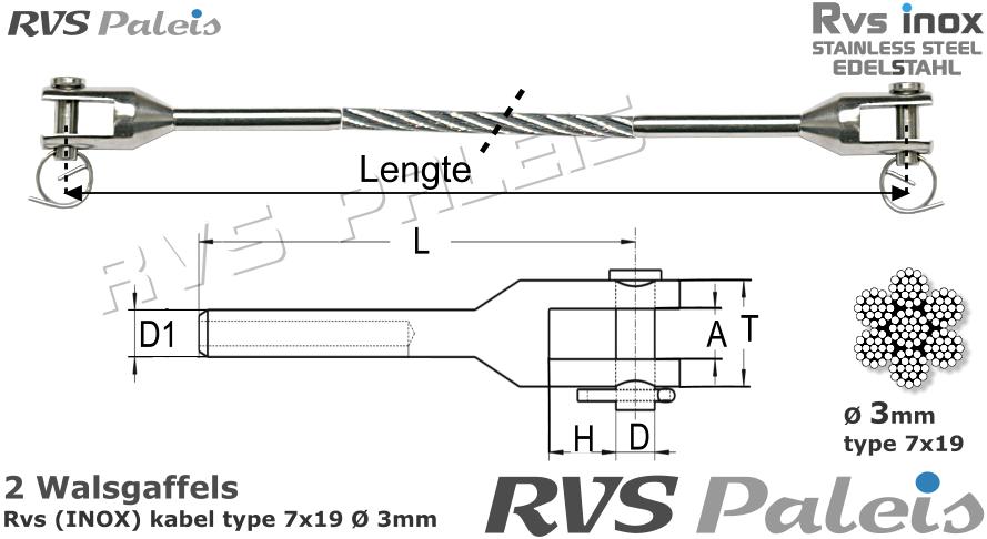 RVS  2xm8316-7x19-3