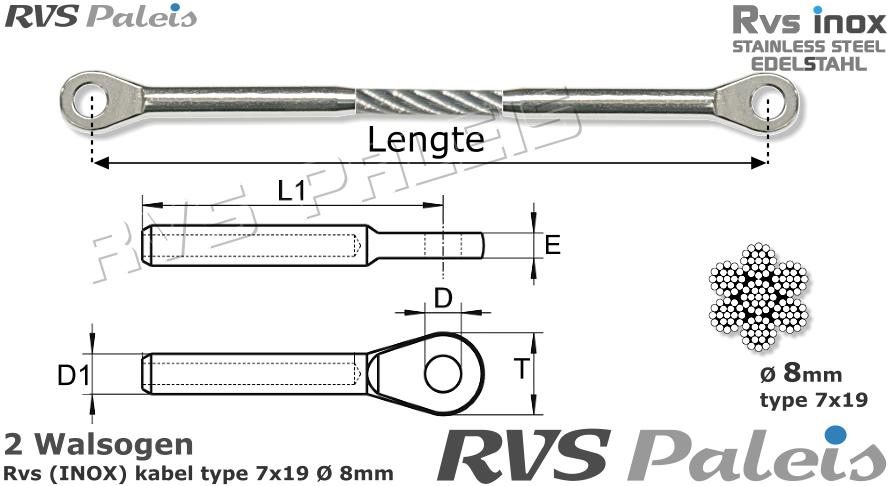 RVS  2xm8317-7x19-8