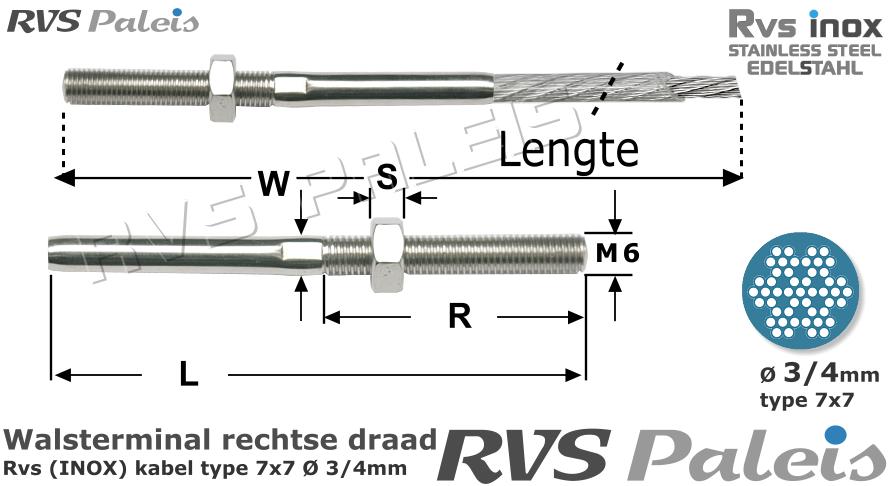 RVS  1xm8320-7x7-3-4
