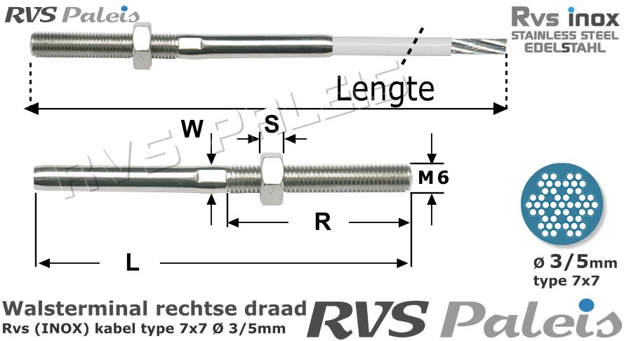 RVS  1xm8320-7x7-3-5