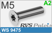 RVS Schroef Torx Ws 9475 M5