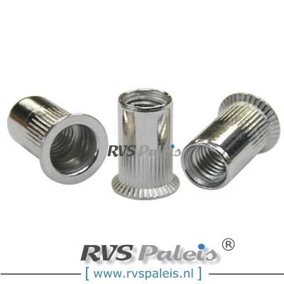 m3x9mm / per stuk - blindklinkmoer, verzonken A4