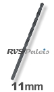 11,0 mm / HSS Spiraalboor - lange uitvoering