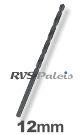 12,0 mm / HSS Spiraalboor - lange uitvoering