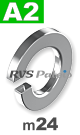 M24 / per stuk - veerring A2