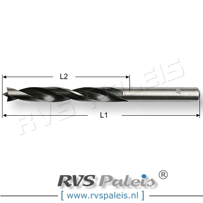 5,0 mm / Houtspiraalboor Phantom