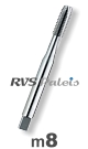 M8 x 1,25 - Machinetap HSS-E (Cobalt) Metrisch
