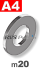 m20 / per stuk - sluitring A4