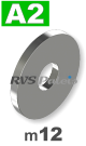 m12 / per stuk - sluitring A2
