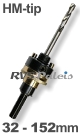 Houder HM-tip gatzaag 32-152 mm