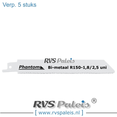 Reciprozaag Bi-metaal / 5 st. per verp.