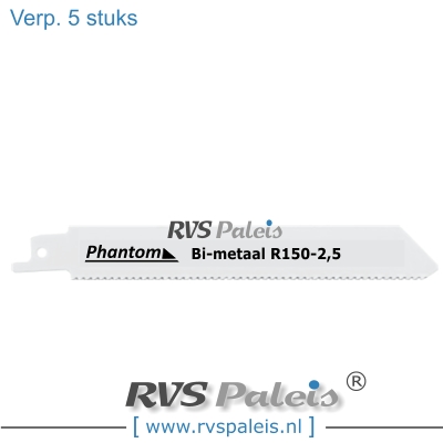 Reciprozaag Bi-metaal / 5 st. per verp.