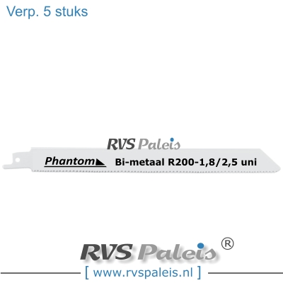 Reciprozaag Bi-metaal / 5 st. per verp.