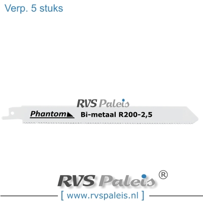 Reciprozaag Bi-metaal / 5 st. per verp.
