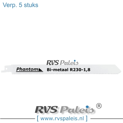 Reciprozaag Bi-metaal / 5 st. per verp.