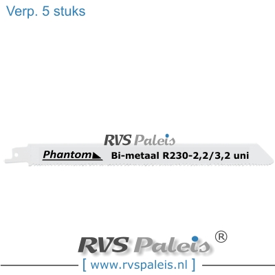 Reciprozaag Bi-metaal / 5 st. per verp.