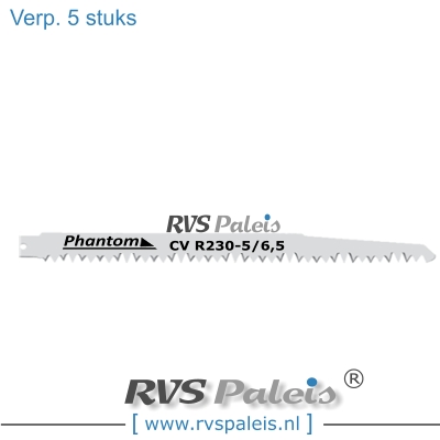 Reciprozaag CV staal / 5 st. per verp.