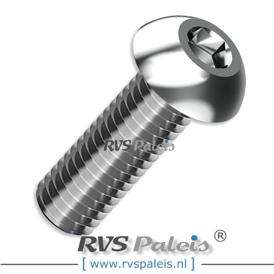 m5x35mm / verp. 200 st. - laagbolkopschroef A4