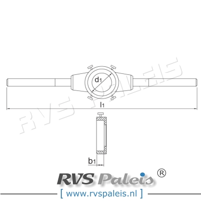 Snijplaathouder  voor snijplaat 30x11mm