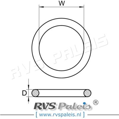 Ring 4 x 30mm / per stuk