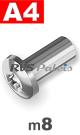 m8 / per stuk - hulsmoer A4