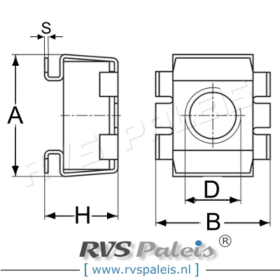 m6 / per stuk - kooimoer A2