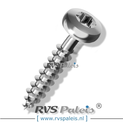 6x120/70mm / per stuk - spaanplaatschroef TX   A2