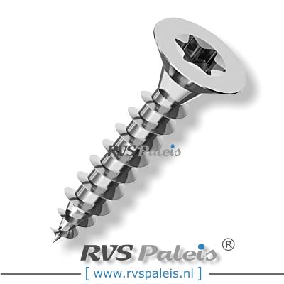 4,5x20mm / per stuk - spaanplaatschroef TX   A2