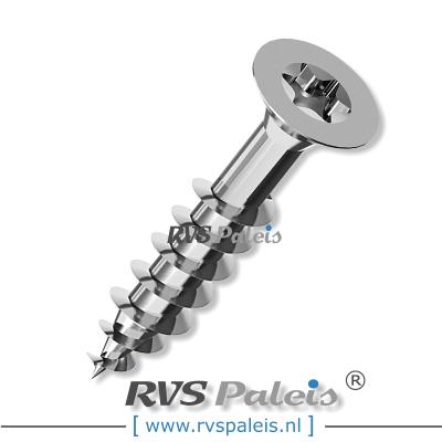 3,5x40mm / verp. 200 st. - spaanplaatschroef TX   A2