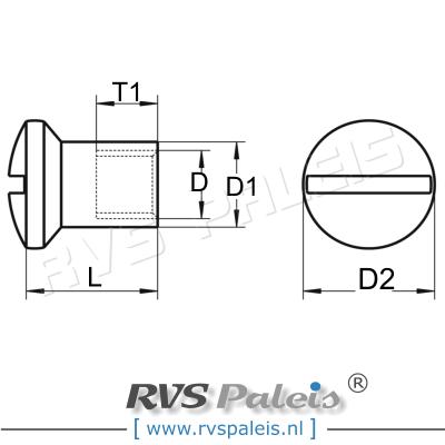 m5 / per stuk - hulsmoer A2