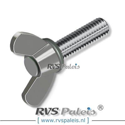 m6x40mm / per stuk - vleugelbout A2