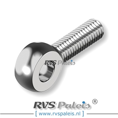 m8x30mm / per stuk - oogbout A2