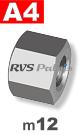 m12 / per stuk - dopmoer A4