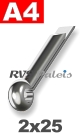 2.0x25mm / per stuk - Splitpen A4