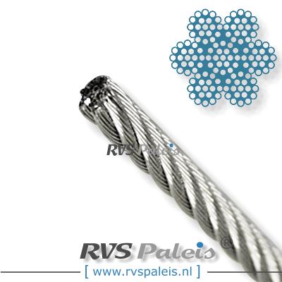 2mm / per meter - Kabel 7x19 A4