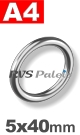 Ring 5 x 40mm / per stuk