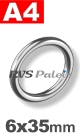 Ring 6 x 35mm / per stuk